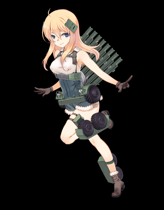 BM-13 Katyusha illustration captured from her Live2D